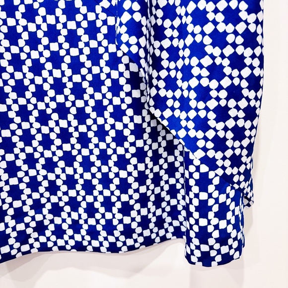 BANANA REPUBLIC Blue patterned dress - Picture 7 of 9